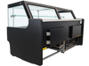Combisteel black refrigerated display case, 2.5 metres wide, with LED lighting view 2