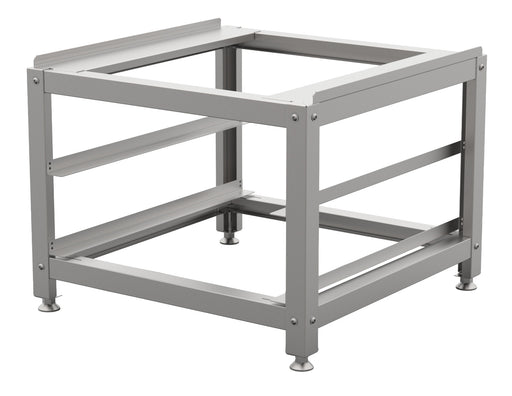 Stainless steel support frame for glass washer, 445x500x450mm dimensions