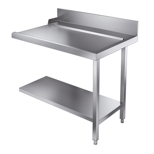Stainless steel bottom shelf for Combisteel exit table, 1100mm wide