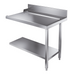 Stainless steel bottom shelf for Combisteel exit table, 1100mm wide