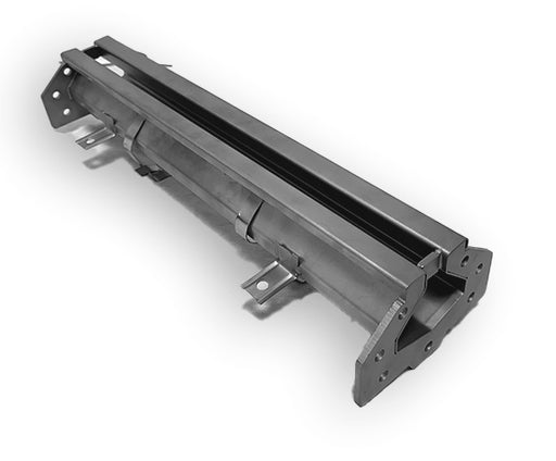 Combisteel stainless steel slotted channel 500x65mm for shelving systems