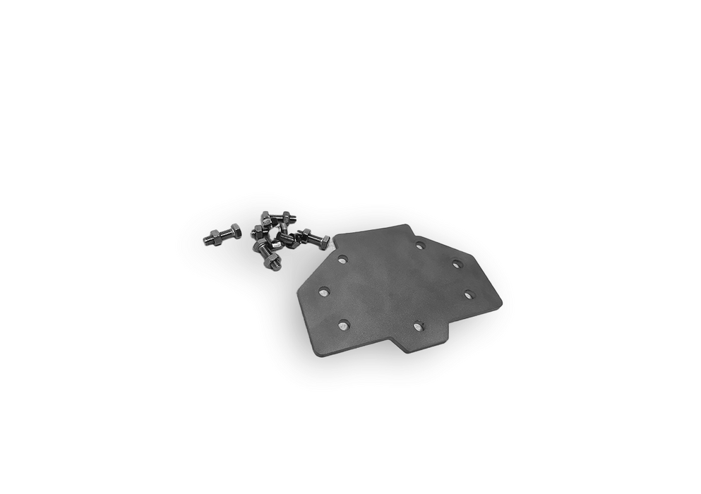 Stainless steel floor drain 300x265mm with dual exit ports view 4