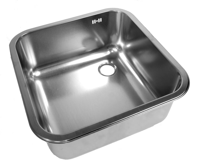 Combisteel stainless steel sink unit, 330x330x200mm with PVC siphon