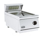Stainless steel tabletop chip scuttle with knob control