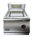 Stainless steel tabletop chip scuttle with knob control view 2
