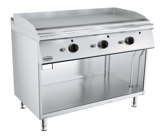 Combisteel BASE 700 gas fry top griddle, stainless steel freestanding unit