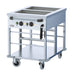 Stainless steel electric bain-marie trolley with two 1/1 GN pan capacity view 2