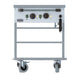 Stainless steel electric bain-marie trolley with two 1/1 GN pan capacity view 3