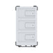 Stainless steel mobile bain-marie trolley with three gastronorm wells and control knob view 6