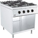 Combisteel BASE 900 freestanding gas range with four burners