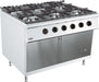 Combisteel BASE 900 freestanding six burner gas cooking range