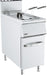 Combisteel BASE 900 stainless steel gas fryer with two frying baskets