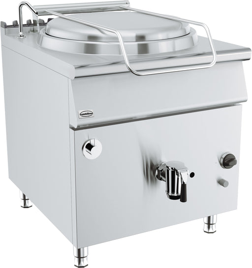 Combisteel BASE 900 freestanding gas boiling pan, 150 litre capacity, stainless steel