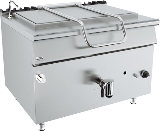 Combisteel BASE 900 stainless steel gas boiling pan, 250 litre capacity