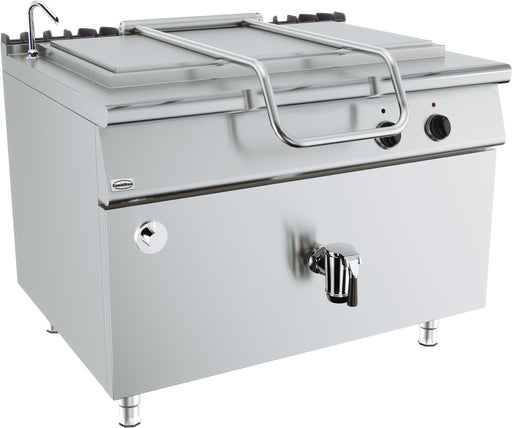 Combisteel BASE 900 stainless steel boiling pan, 250 litre capacity, freestanding model