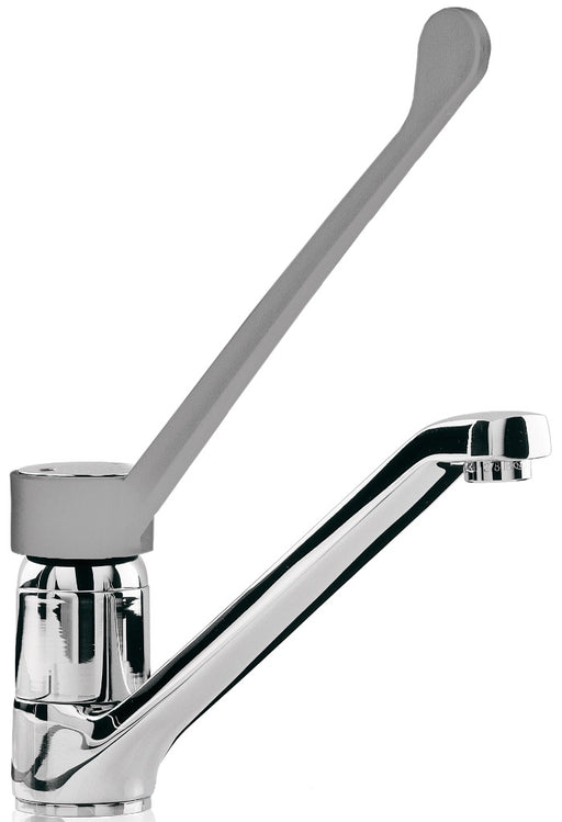 Combisteel mixing faucet with elbow command handle and 1/2 inch inlet connection