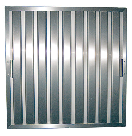 Stainless steel labyrinth ventilation hood filter, 400x500mm