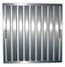 Stainless steel ventilation hood filter, 480 x 450mm with integral handles