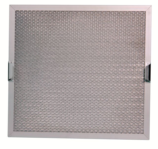 Stainless steel mesh filter for commercial kitchen ventilation hood, 495x495mm