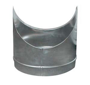 Combisteel 250mm diameter round saddle piece air duct connector