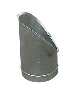 Combisteel 150mm round saddle piece air duct connector at 45 degree angle