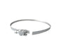 Combisteel round hose ring for flexible ducting, diameter under 200mm