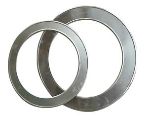 Round metal rosette with 200mm diameter for air duct termination
