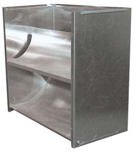 Combisteel TYPE 63 vertical deflector hood, stainless steel construction