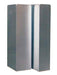 Square aluminium air duct ducting component