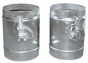 Combisteel 450mm diameter round air conduct valve for ventilation ducting