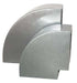 Combisteel Square 300 stainless steel 90 degree elbow air duct connector