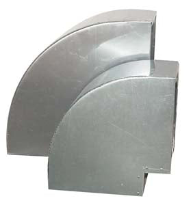 Combisteel Square 400 stainless steel 90 degree elbow air duct fitting