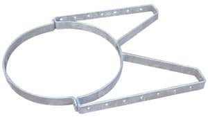 Combisteel wall mount bracket with 500mm diameter fitting