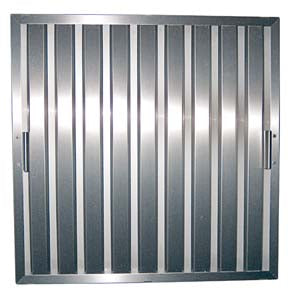 Combisteel 344x356mm ventilation hood filter, parcel ready