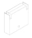 Stainless steel conversion kit for mounting refrigeration units to wall