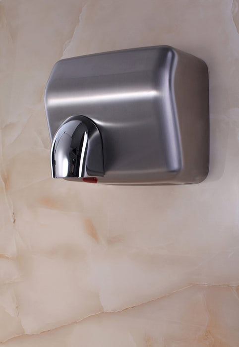 Combisteel HD-05 stainless steel commercial hand dryer with silver finish view 5