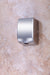 Silver stainless steel hand dryer unit with sensor activation view 4