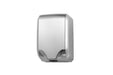 Stainless steel commercial hand dryer mounted unit