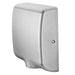 Combisteel HD-30 silver stainless steel hand dryer mounted on wall view 2