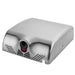 Combisteel HD-30 silver stainless steel hand dryer mounted on wall view 5