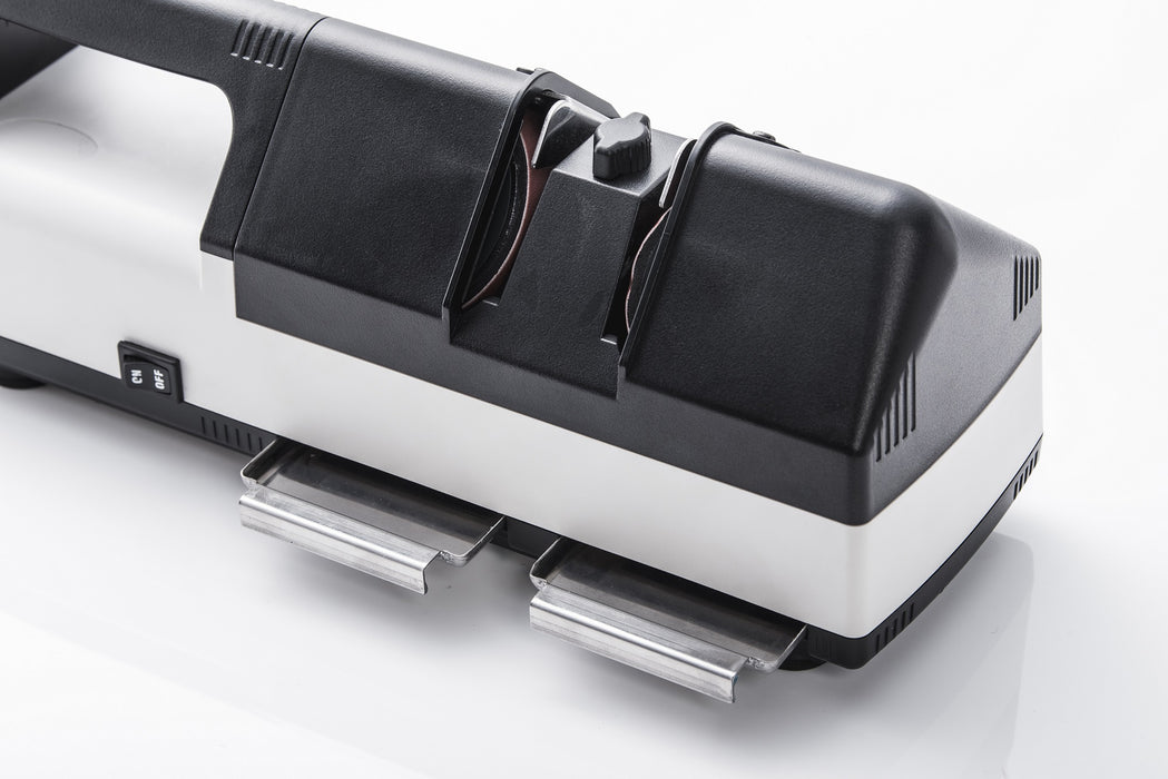 Combisteel electric knife sharpener, compact countertop model view 2