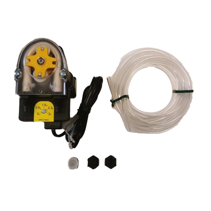 Combisteel detergent injector unit, small white appliance with injection mechanism
