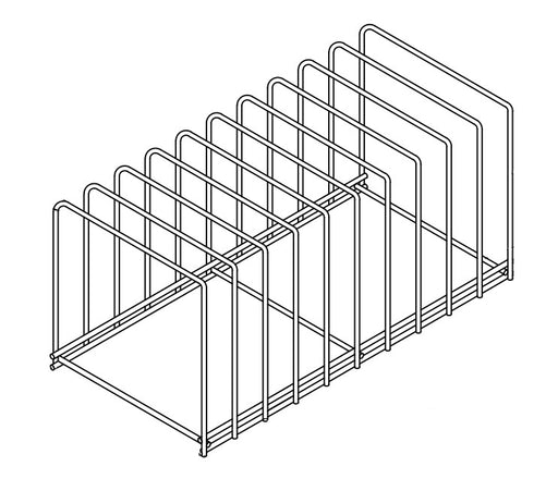 Stainless steel dishwasher rack, compact size for commercial use