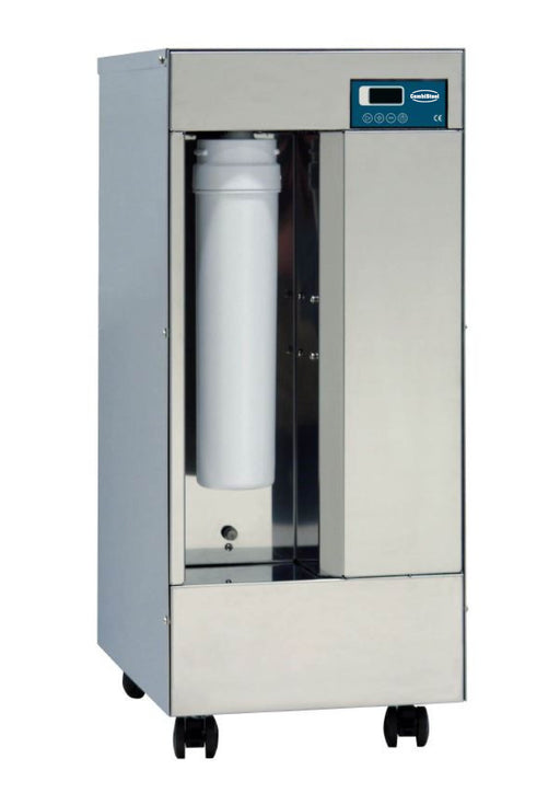Stainless steel reverse osmosis water filtration unit, 300mm wide