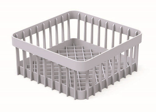 Combisteel glass dishwasher basket, 350x350mm, open square design
