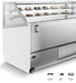 Combisteel MILLENIUM 16 ice cream display chest freezer with LED lighting and straight glass top view 3