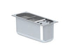 Combisteel FOR 7295 compact stainless steel sink for ice cream scoop rinsing