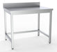 Combisteel stainless steel open frame worktable with adjustable legs, 800mm wide
