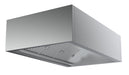 Combisteel stainless steel induction cooker hood, 2400mm wide with integrated lighting