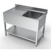Combisteel 700 Sink Unit Shelf 1 Right 1200
